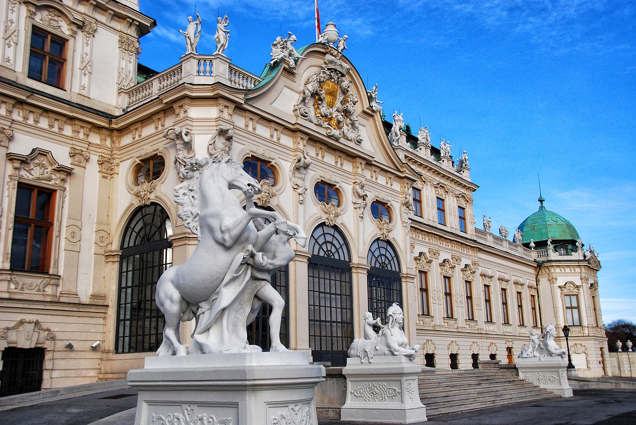 vienna belvedere palace architecture free photo