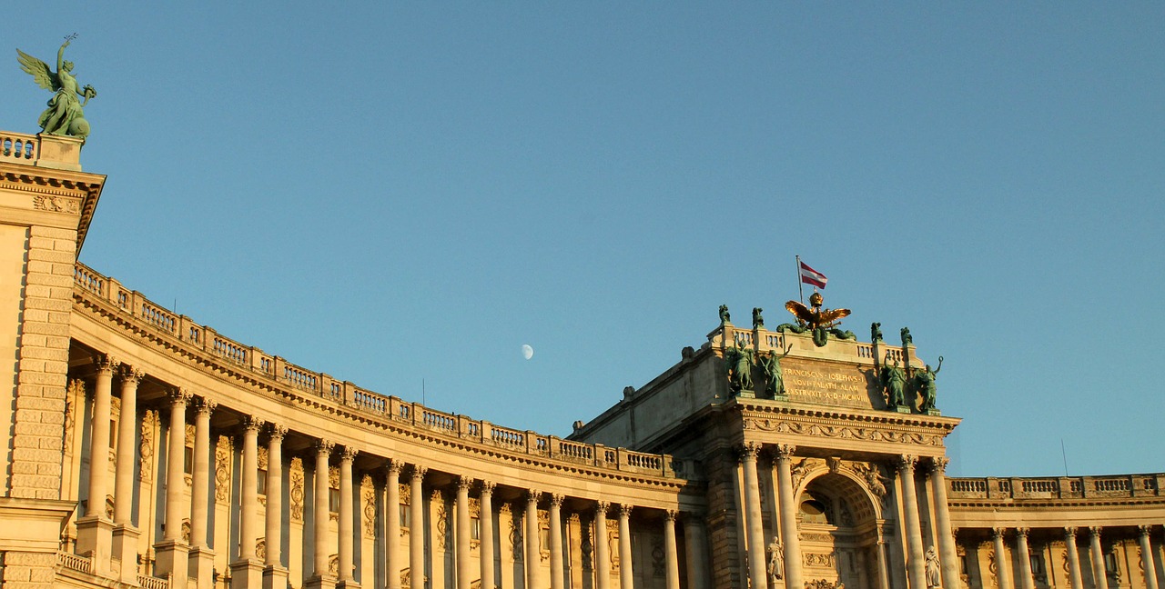 vienna building statue free photo