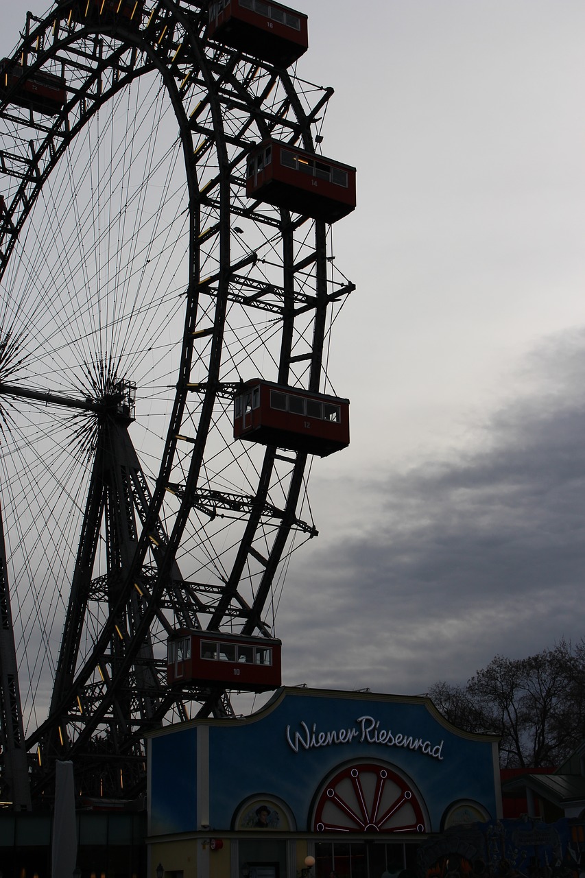 vienna ferris wheel austria free photo