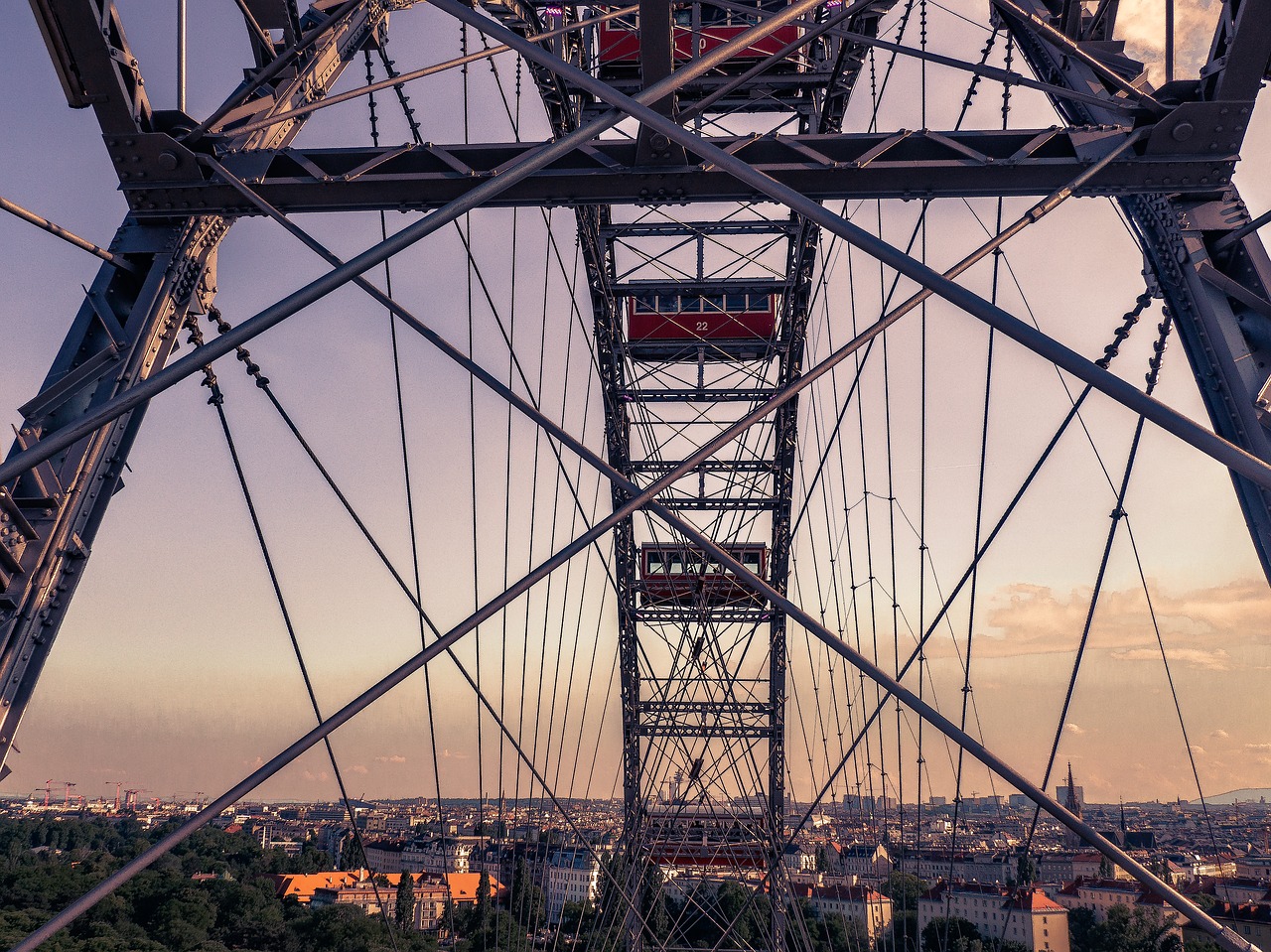 vienna  prater  ferris wheel free photo