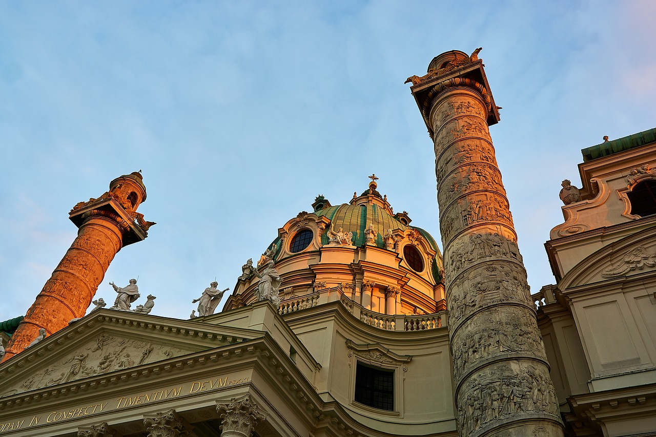 vienna  st charles's church  austria free photo