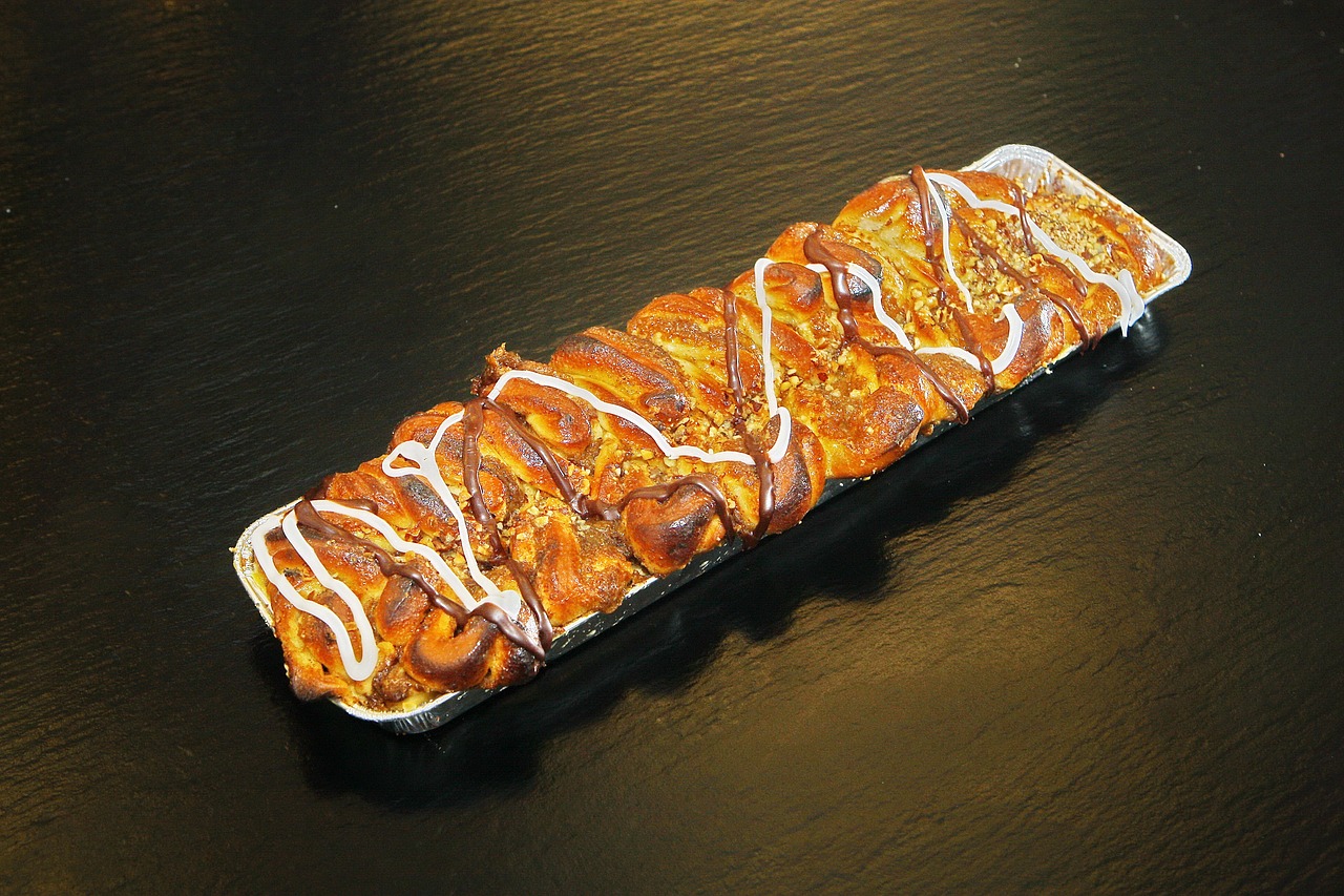 viennese seaweed bread cake free photo