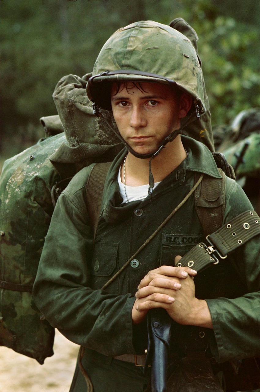 viet nam war soldier young free photo