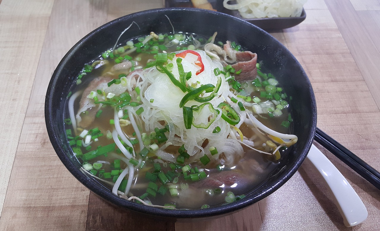 vietnam rice noodles noodles free photo
