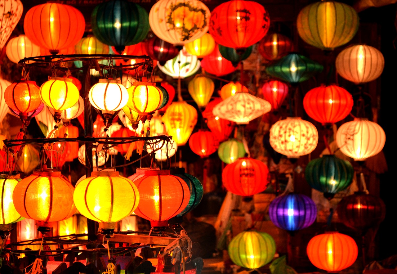 vietnam lanterns hoi an free photo
