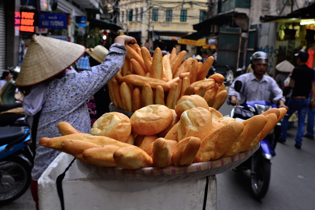 vietnam bread sedge hat free photo