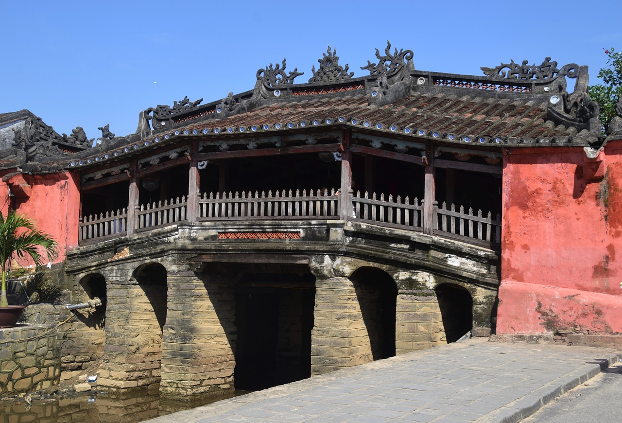 vietnam  hoi an  bridge free photo