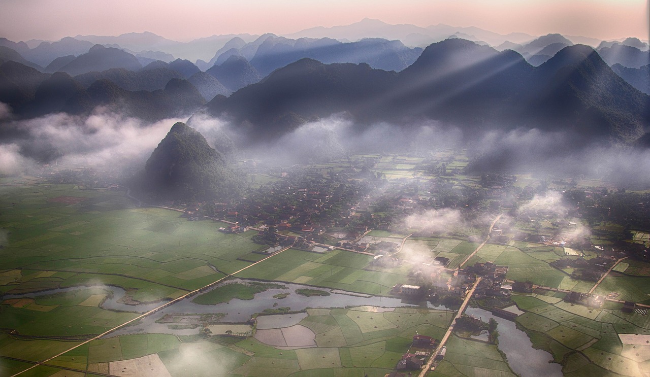 vietnam  landscape photo  binh minh free photo