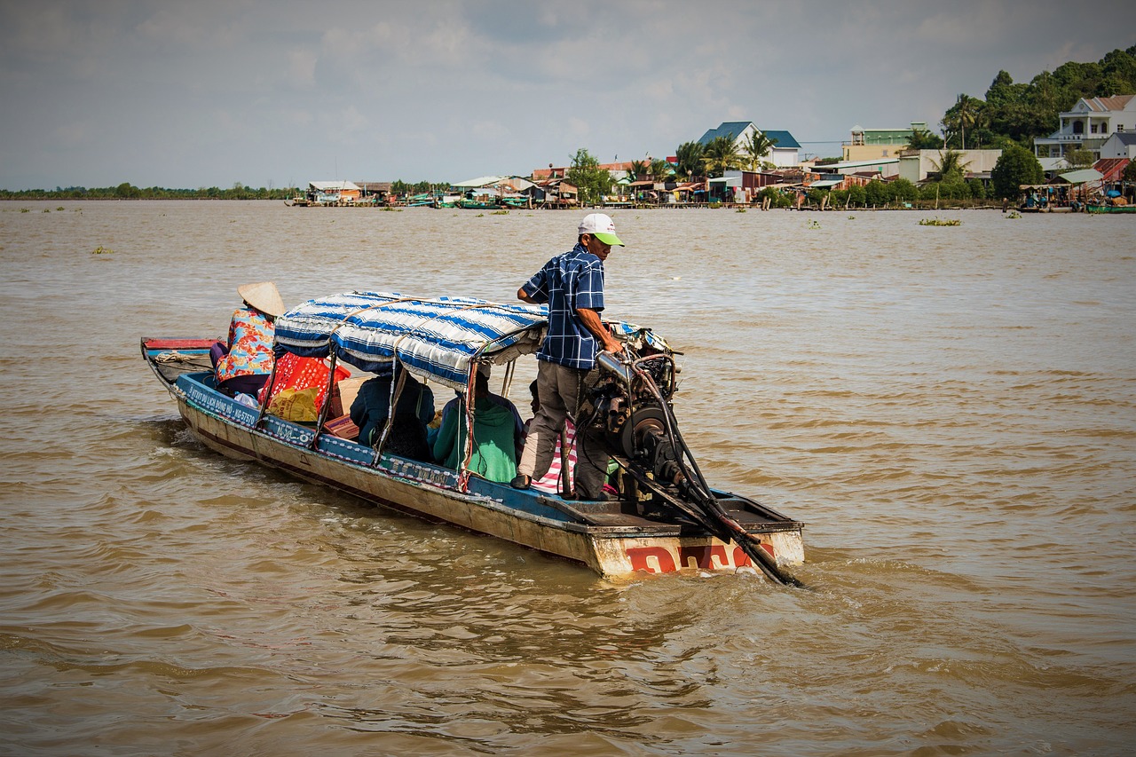 vietnam  river  water free photo