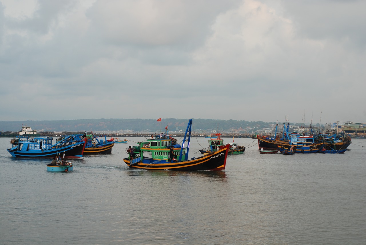 vietnam  the boat  water free photo