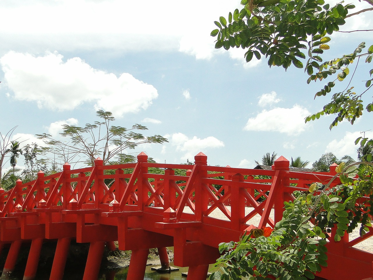 vietnam bridge wood free photo