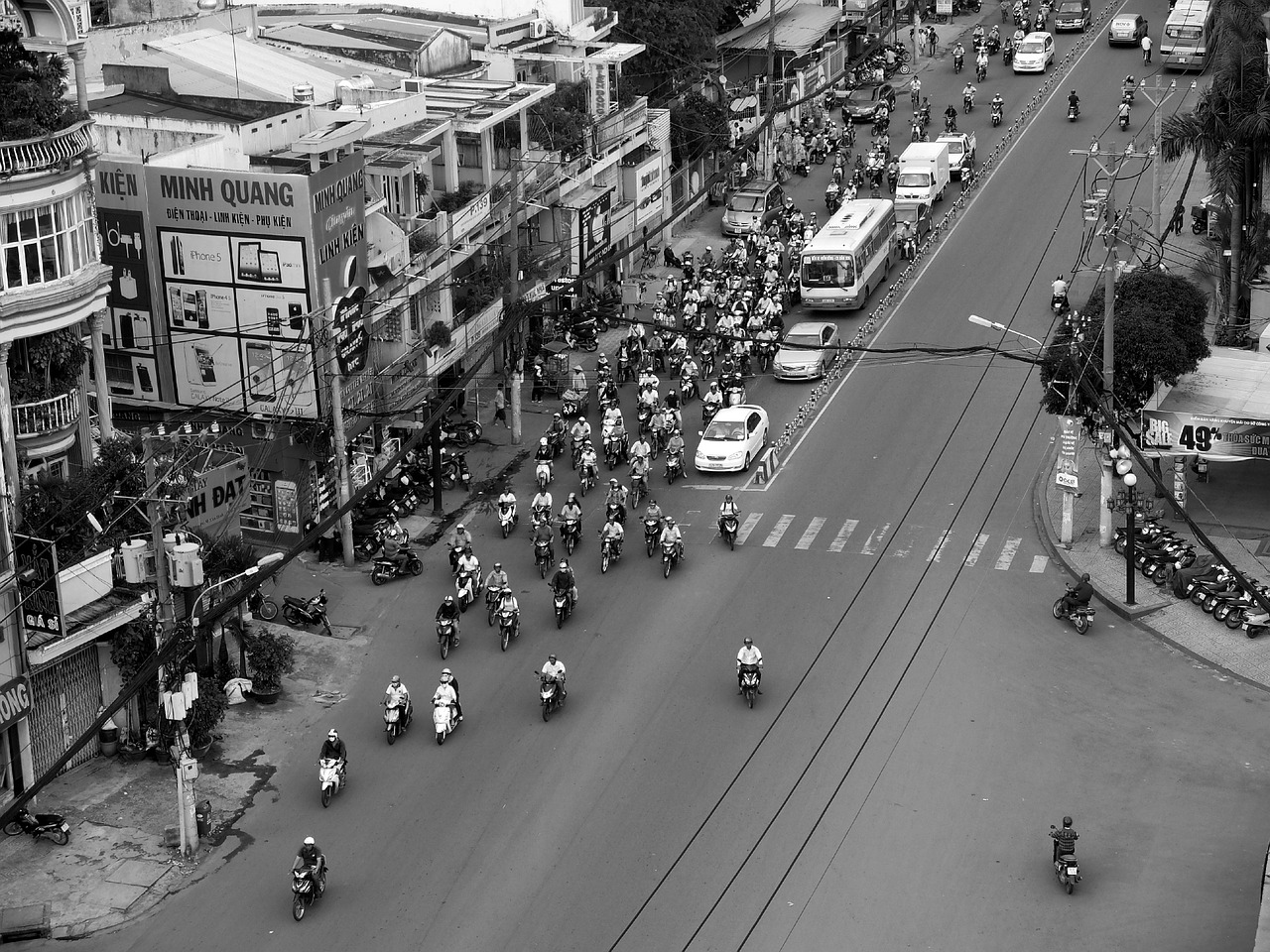 vietnam hanoi motorcycle free photo