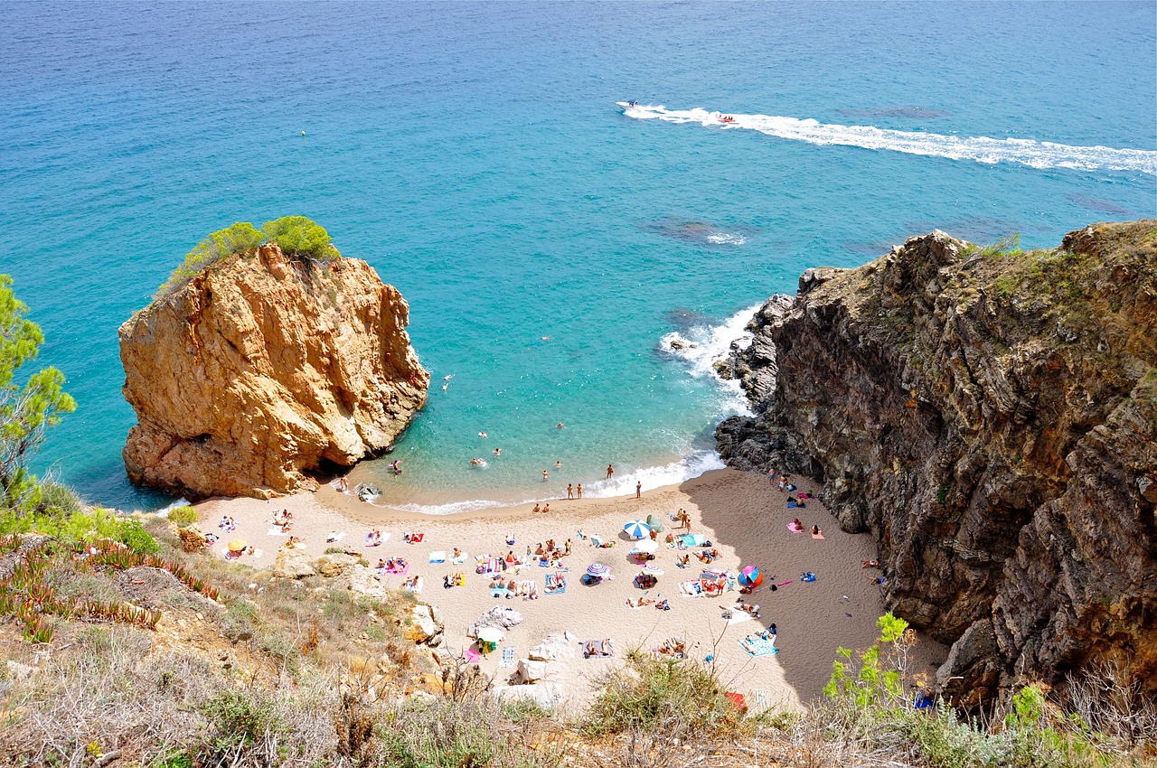 view sea beach free photo