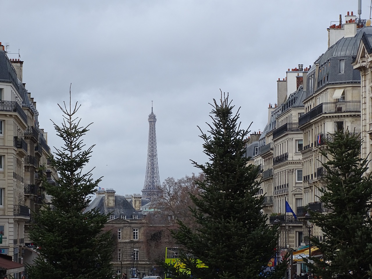 view of paris free photo