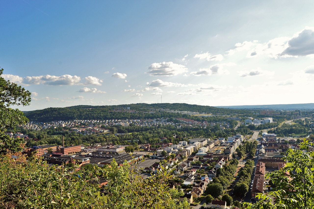 view  huskvarna  jönköping free photo