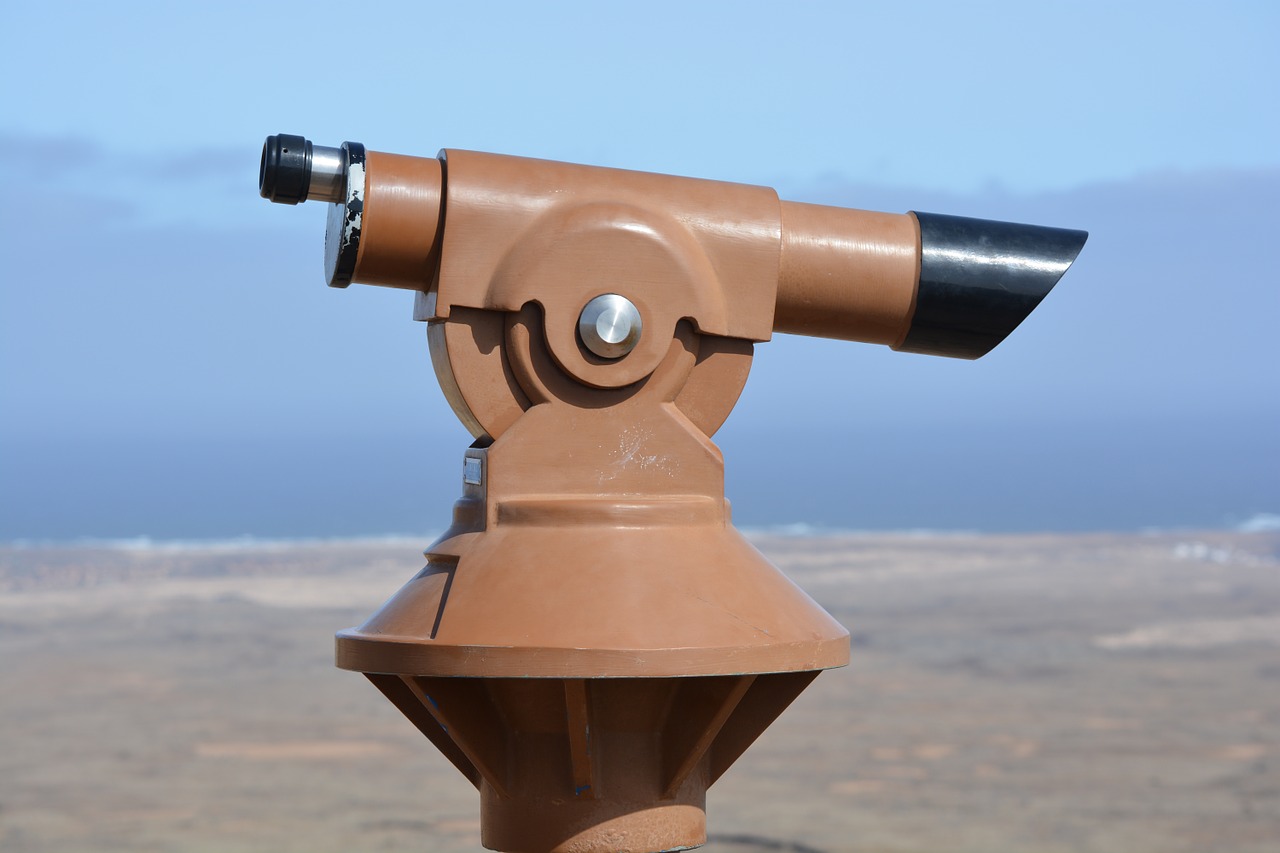 view binoculars landscape free photo
