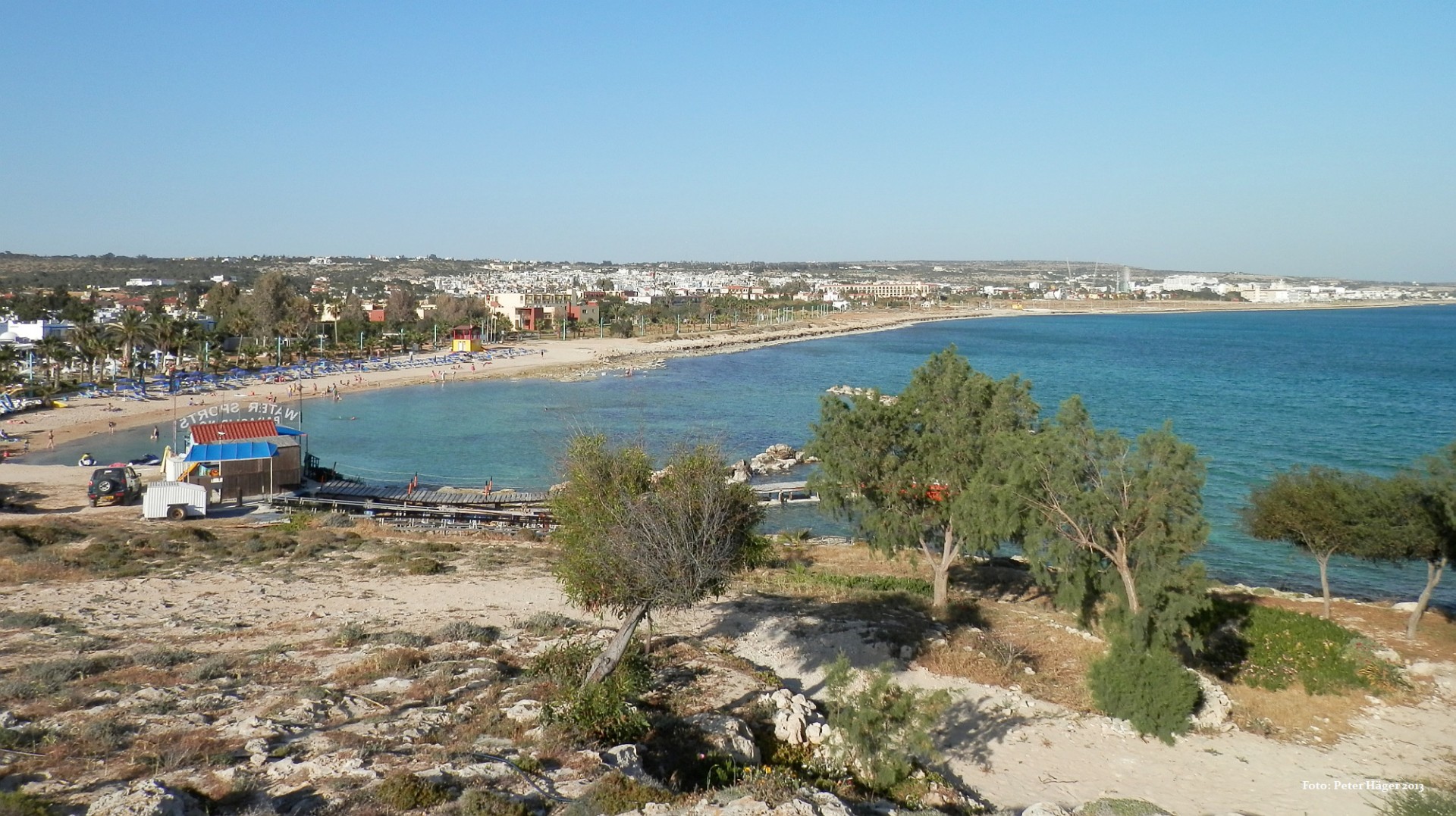 cyprus beach sandy bay free photo