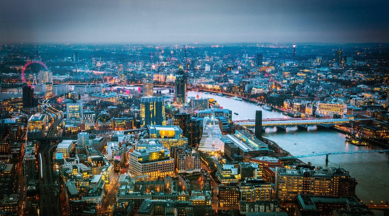 view from the shard london london eye free photo