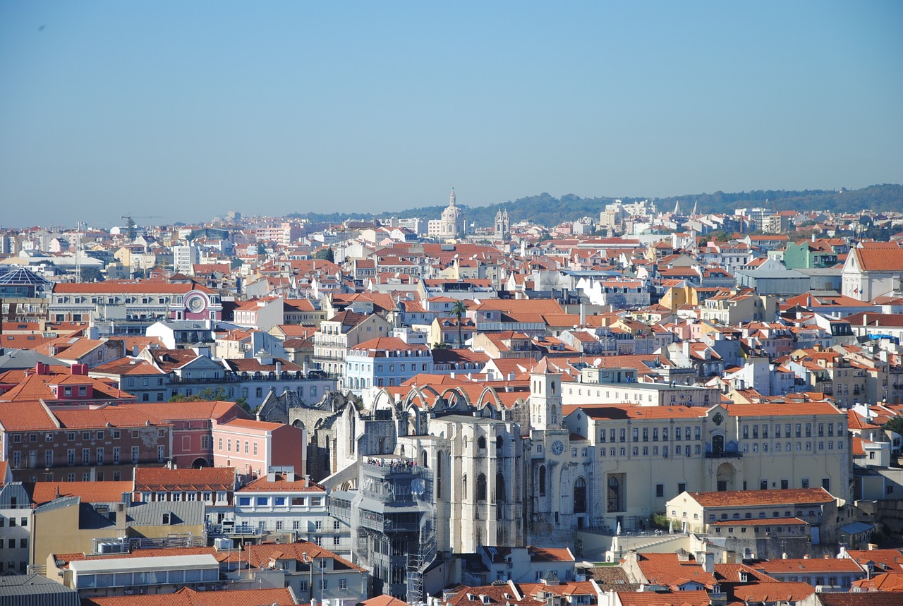 lisbon city urban landscape free photo