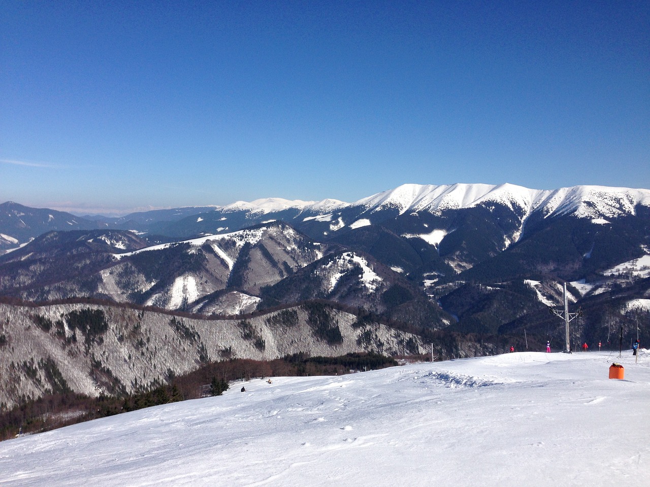 viewpoint blue sky free photo