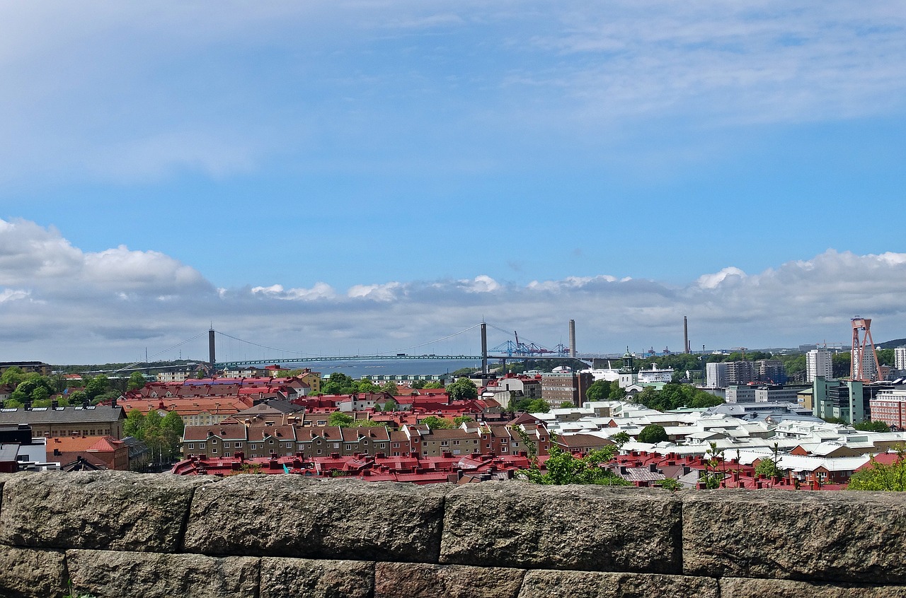 views gothenburg älvsborgsbron free photo