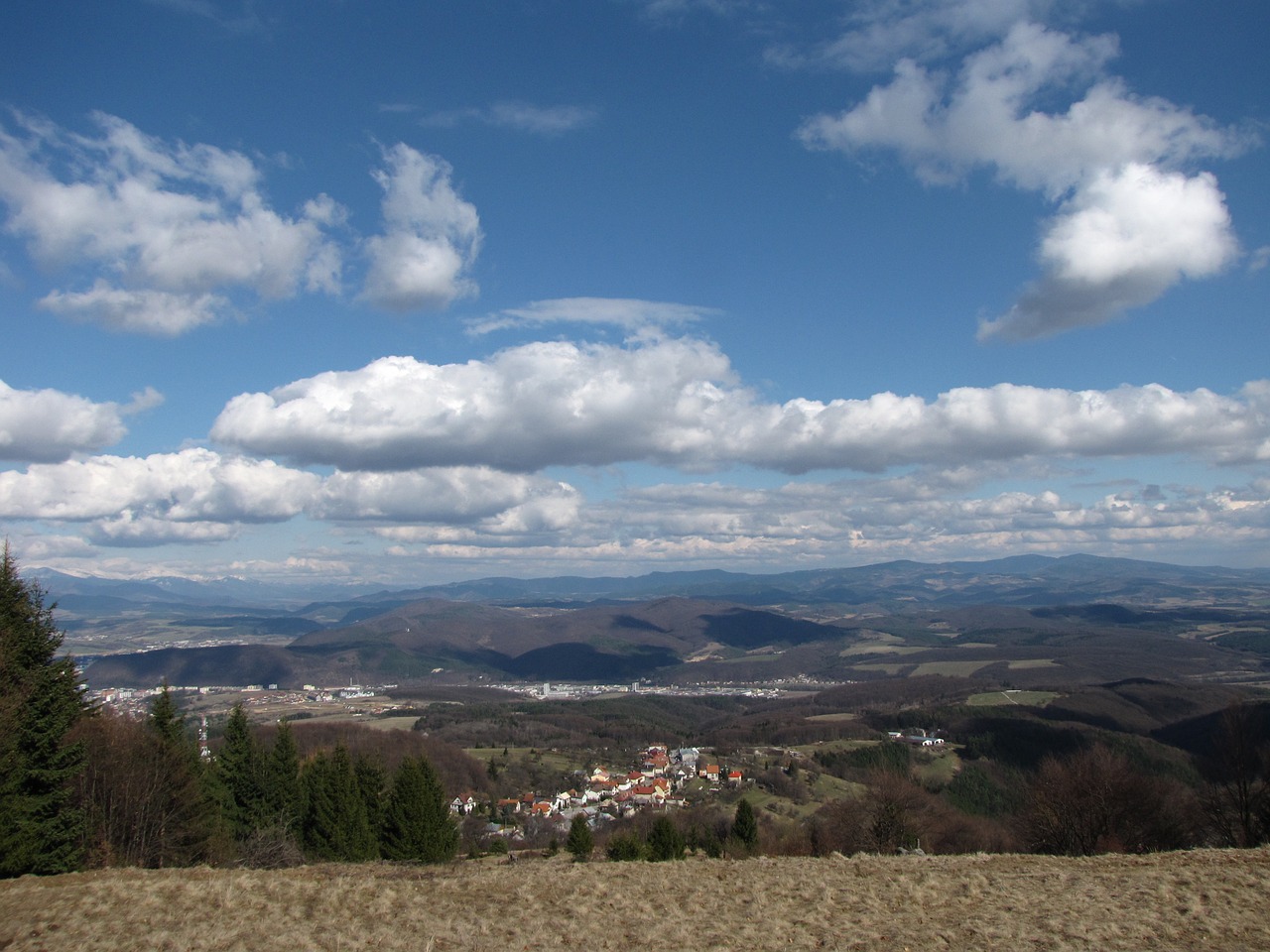 views of the city the clouds slovakia free photo