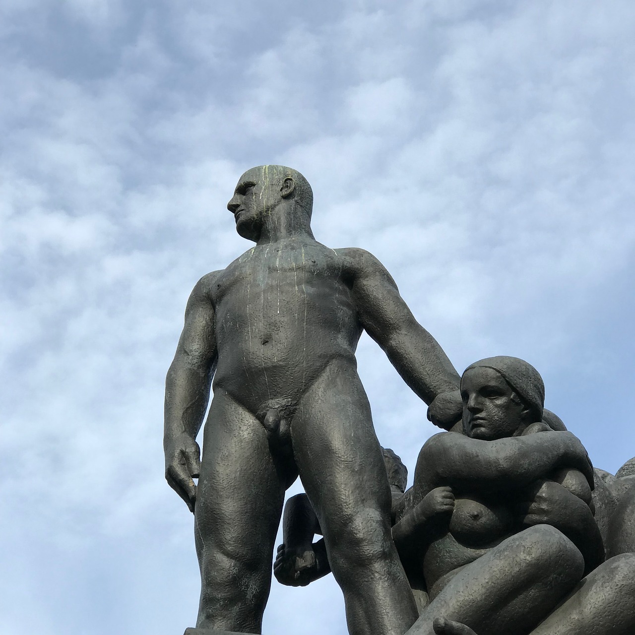 vigeland sculpture abstract free photo