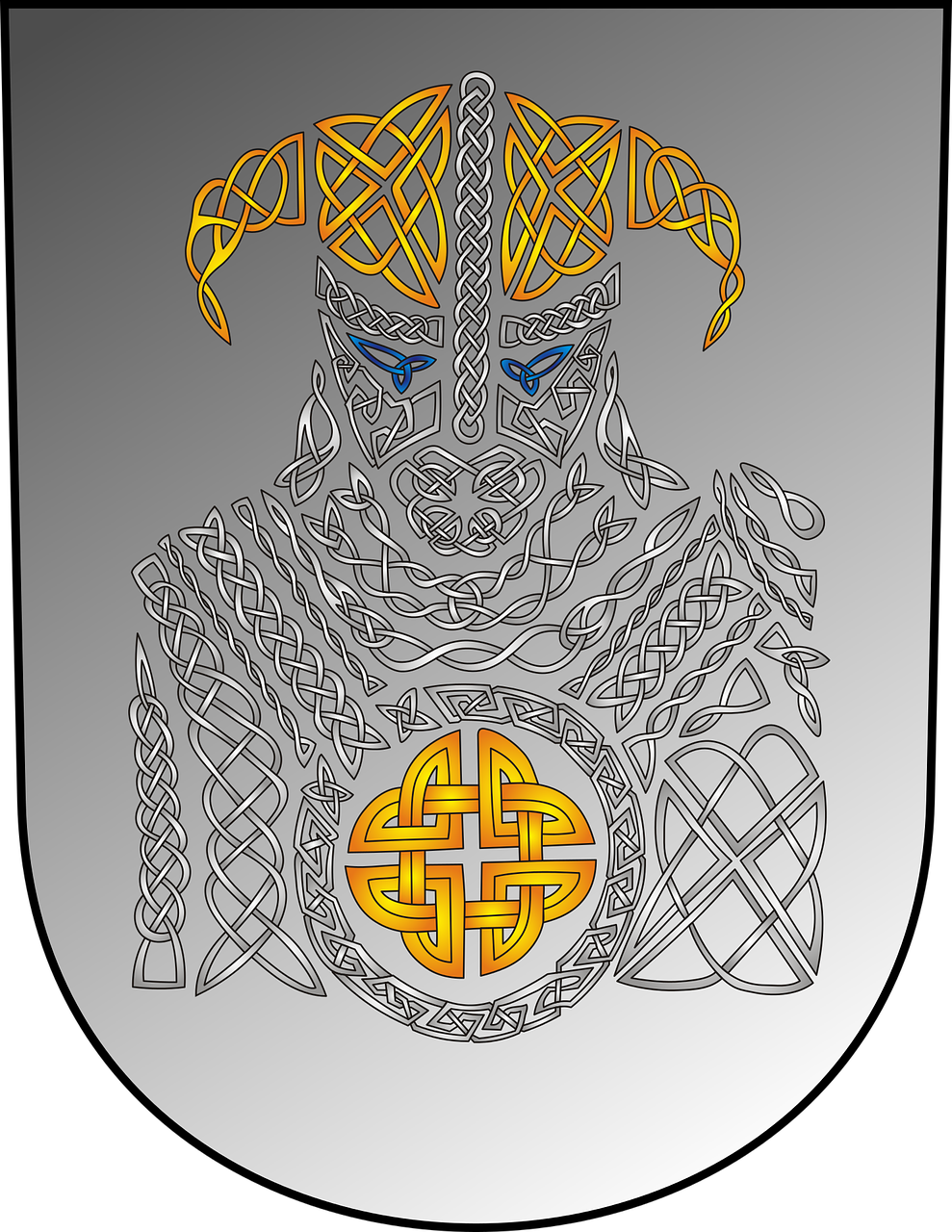 viking coat of arms helmet free photo