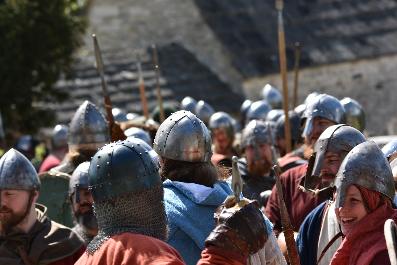 viking  reenactment  vikings free photo