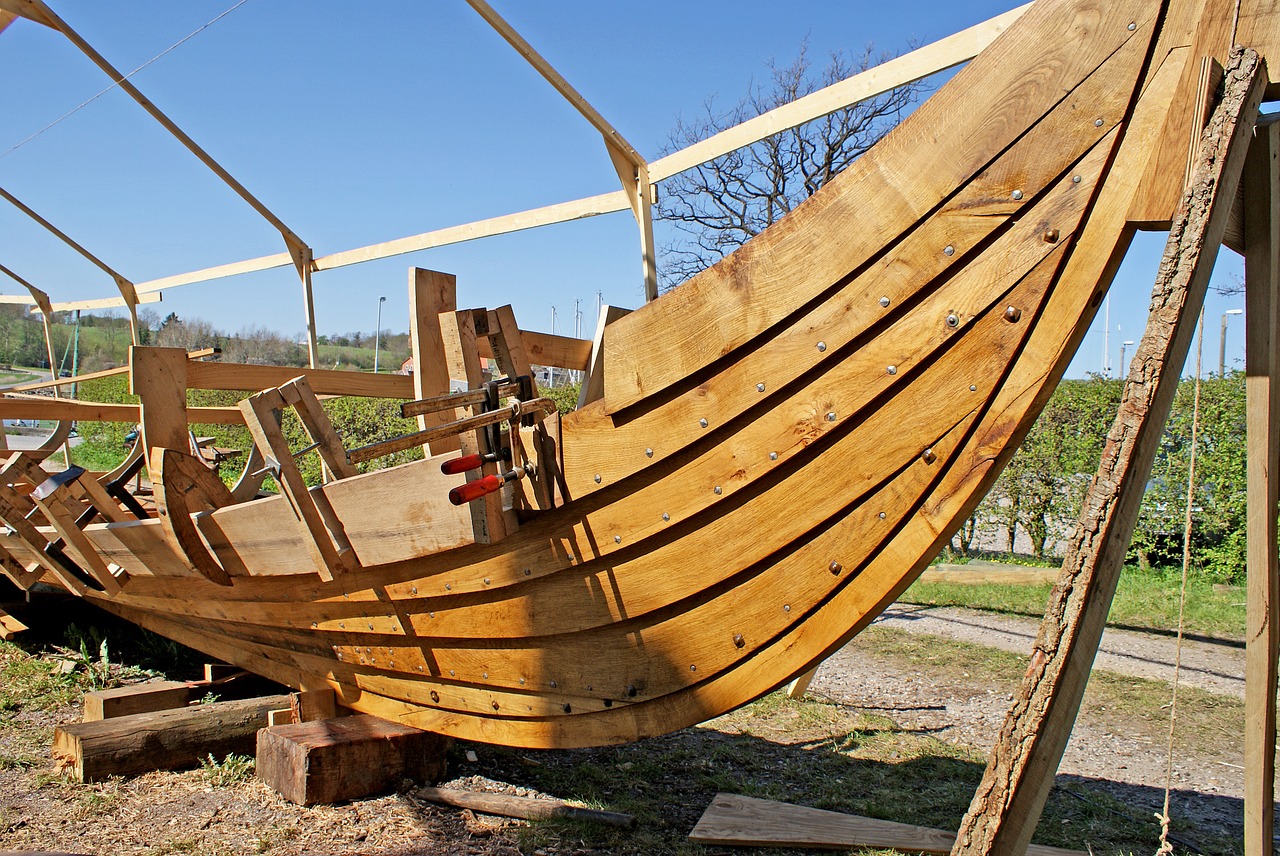 viking ship shipbuilder denmark free photo