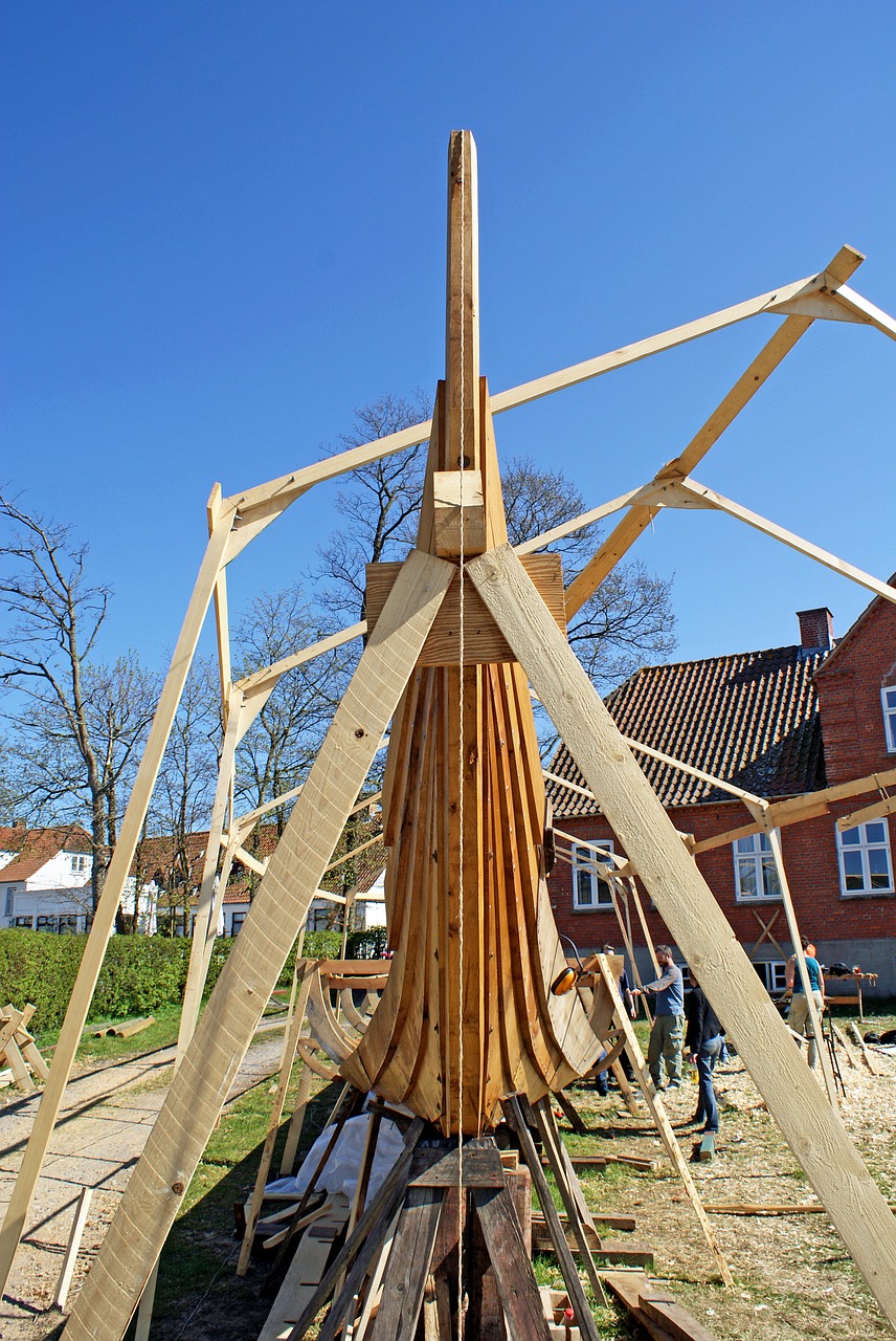 viking ship shipbuilder denmark free photo