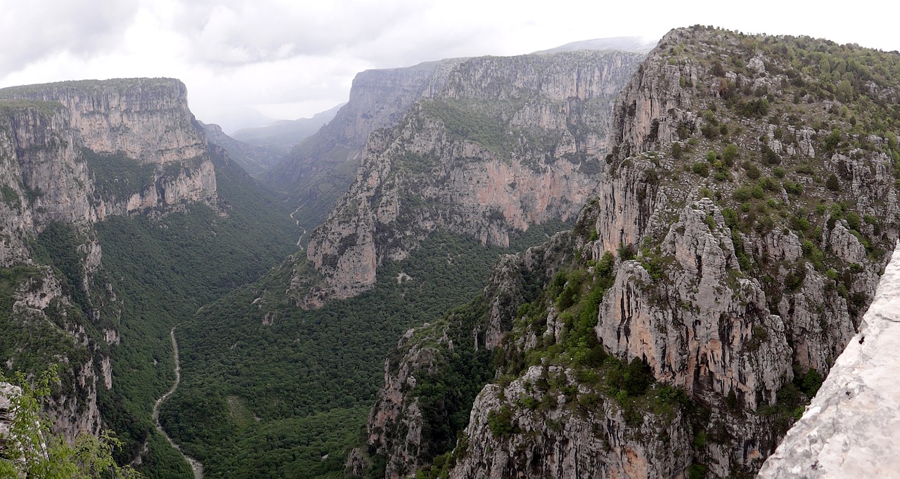 vikos gorge greece epirus free photo