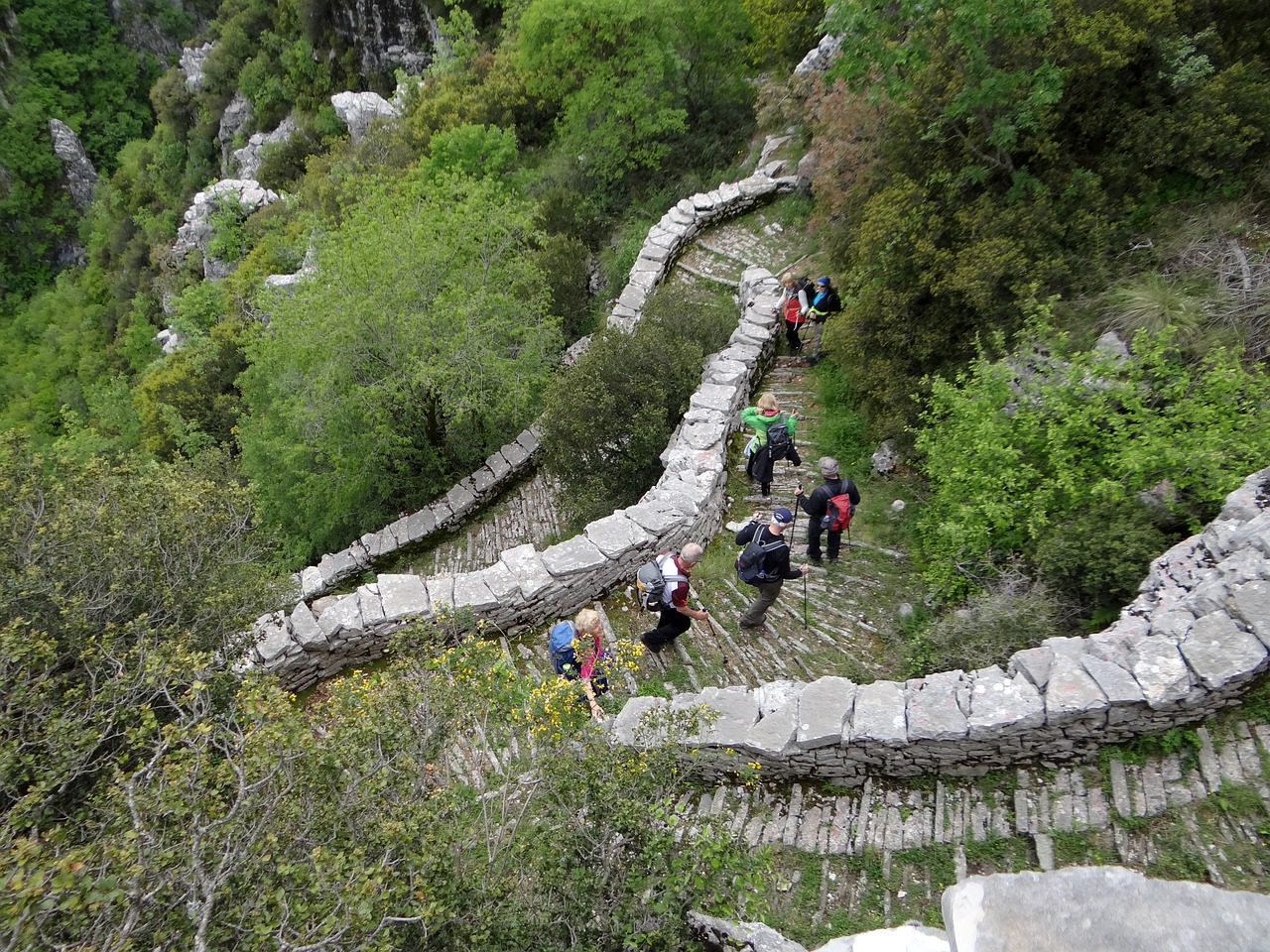 vikos gorge greece epirus free photo