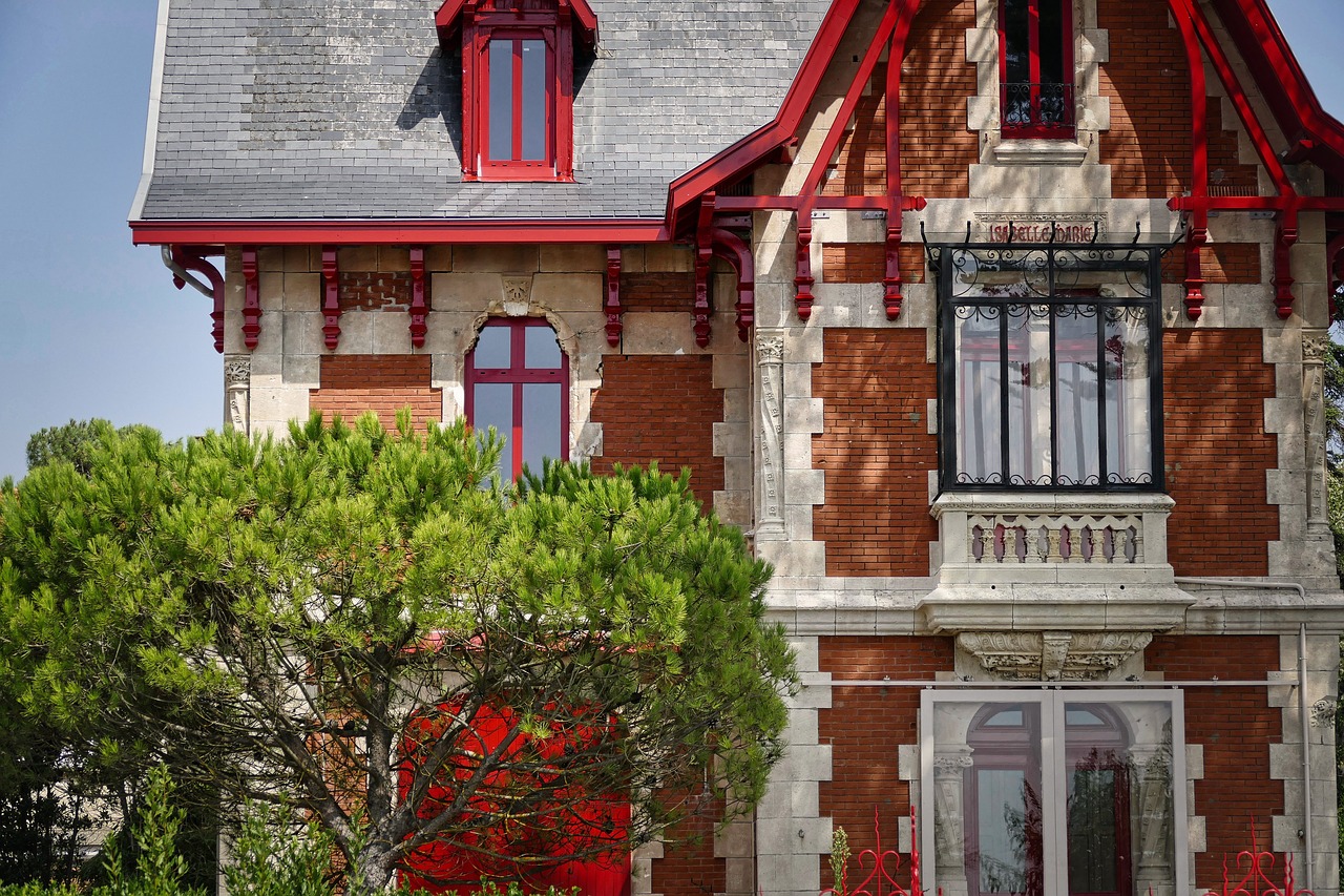 villa  art nouveau  architecture free photo