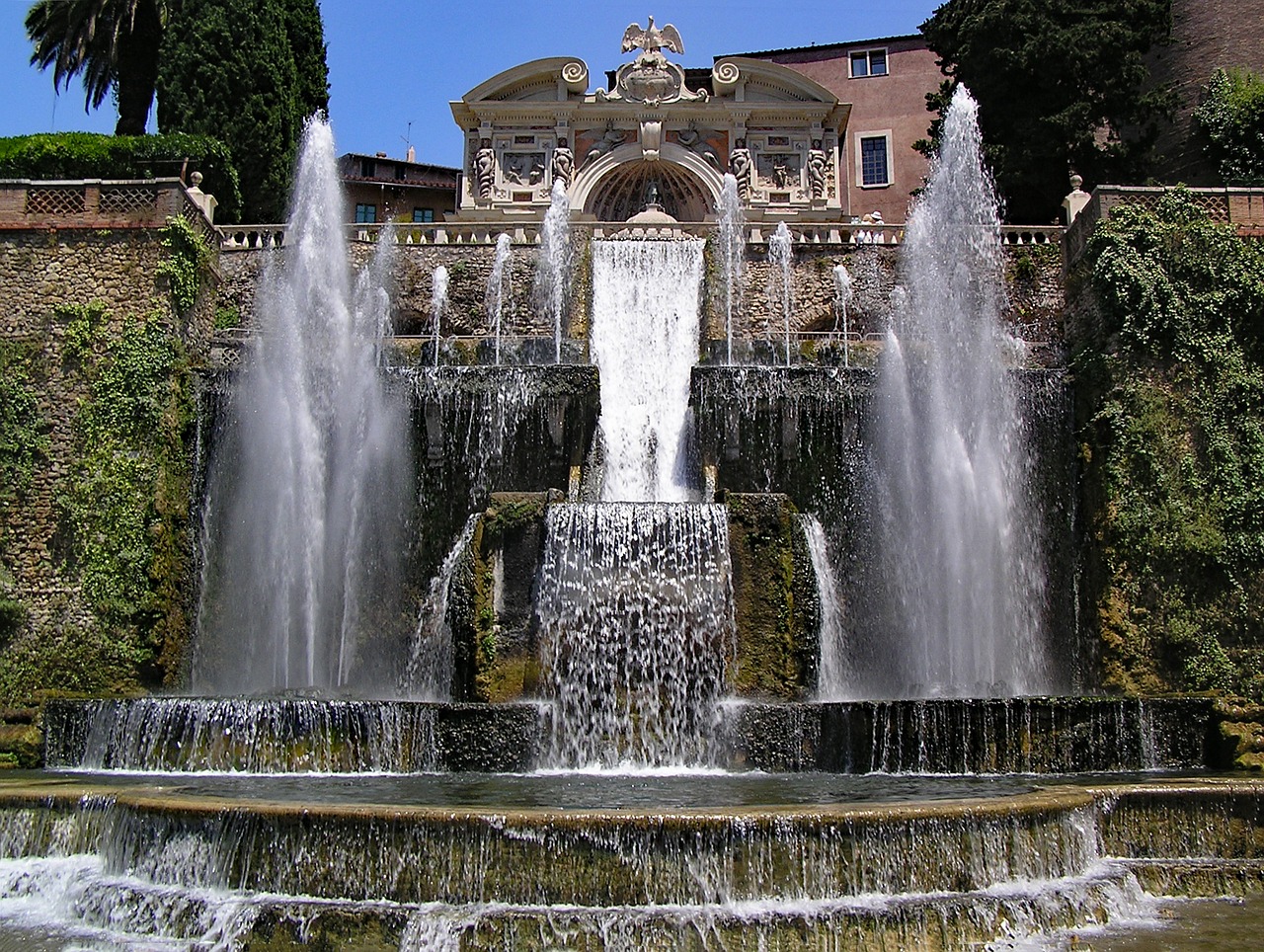 villa d'este tivoli italy free photo