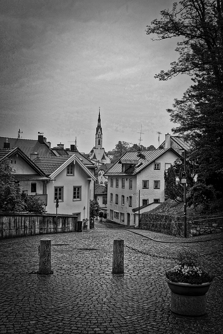 village spire scenic free photo