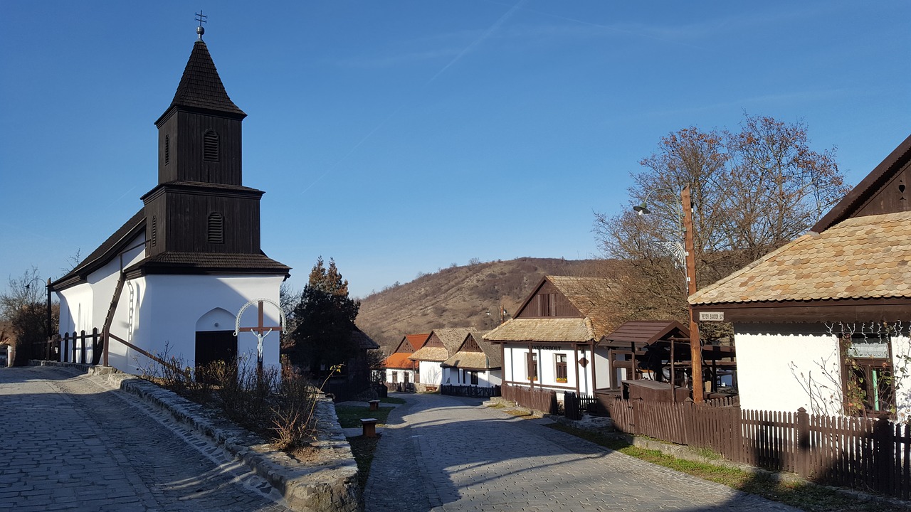 village region hollókő free photo