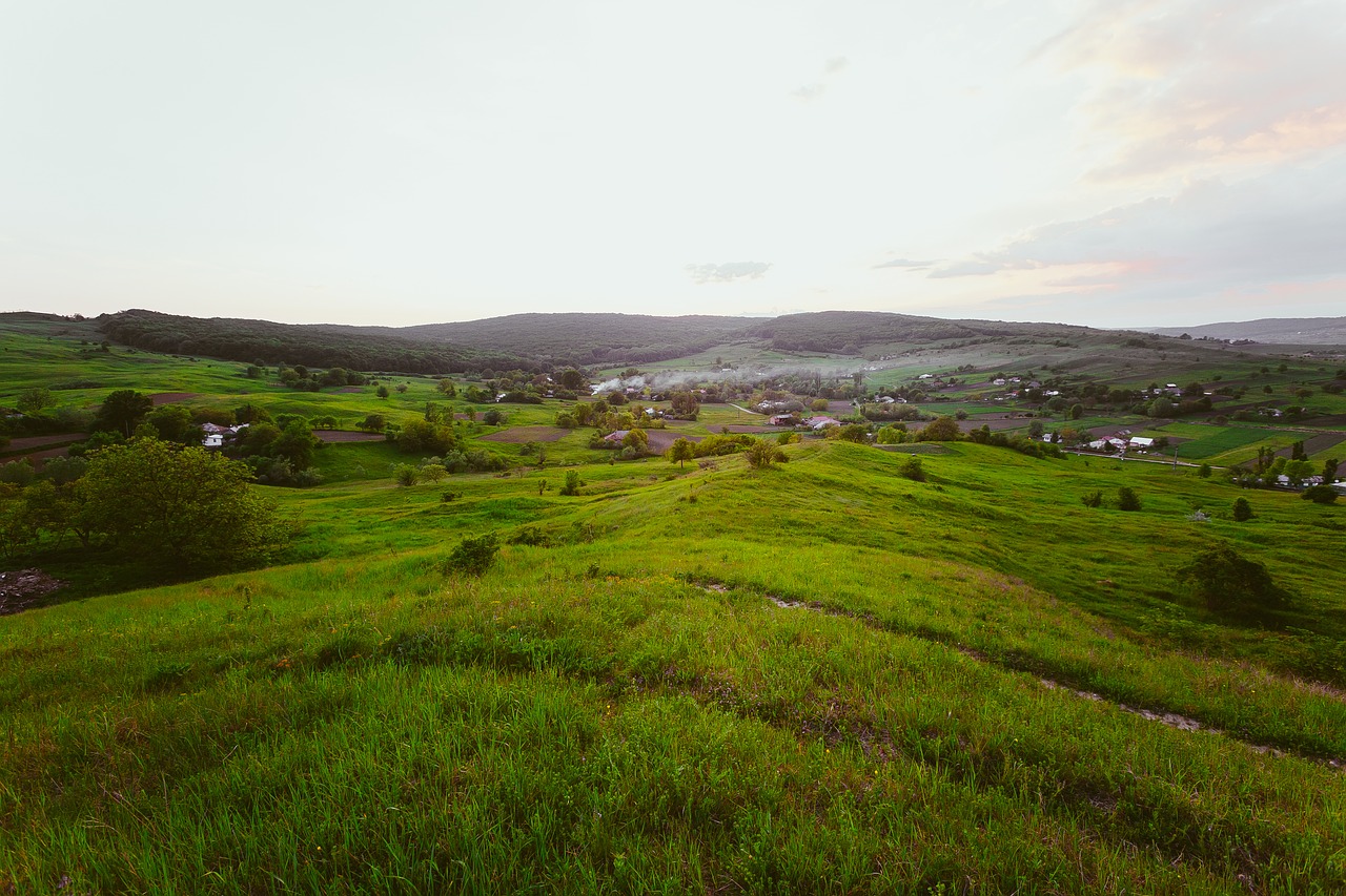 village green landscape free photo