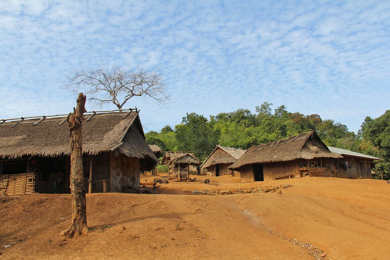 village mountain houses free photo