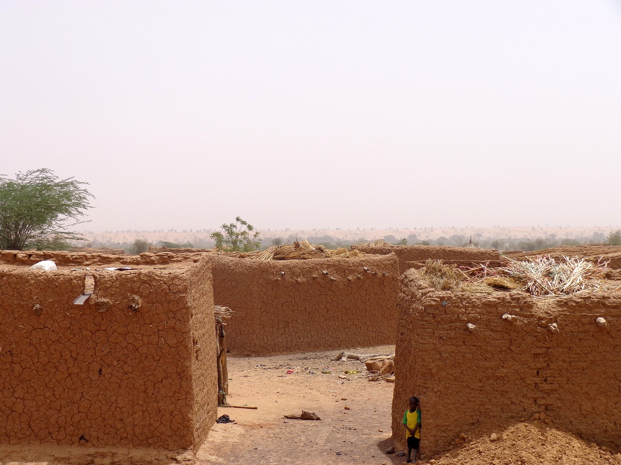 village sahel desert free photo