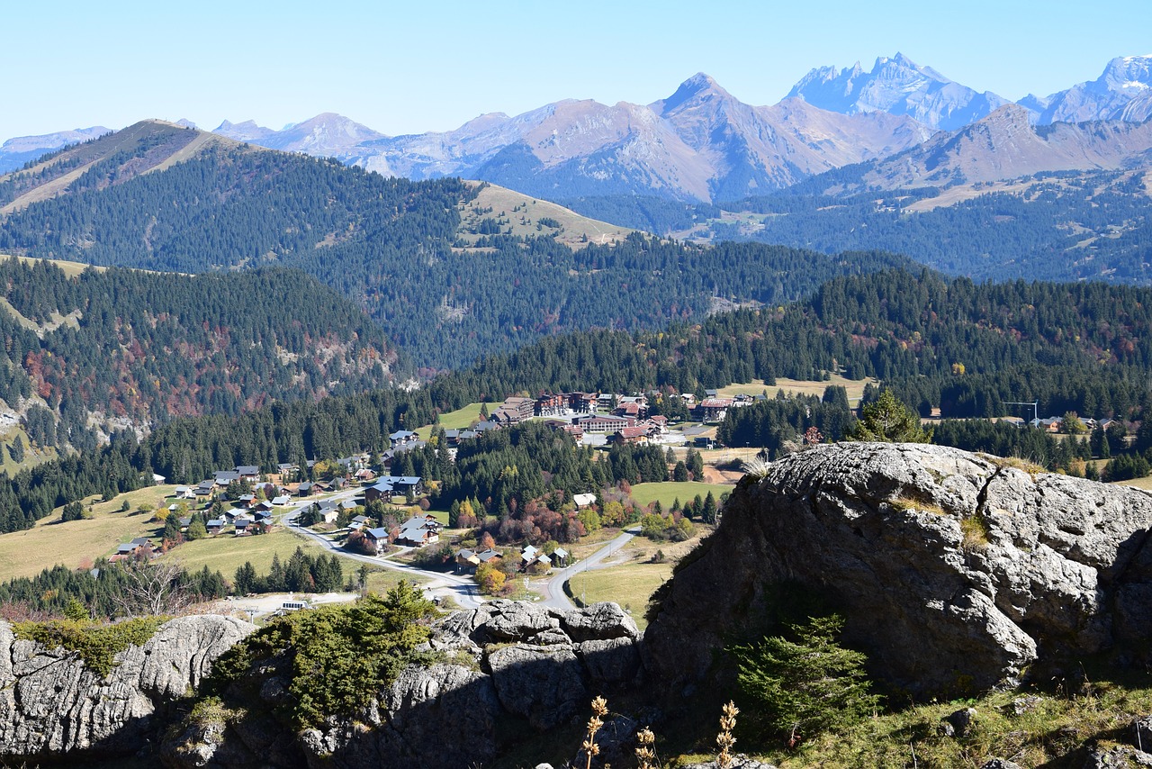 village mountain alps free photo