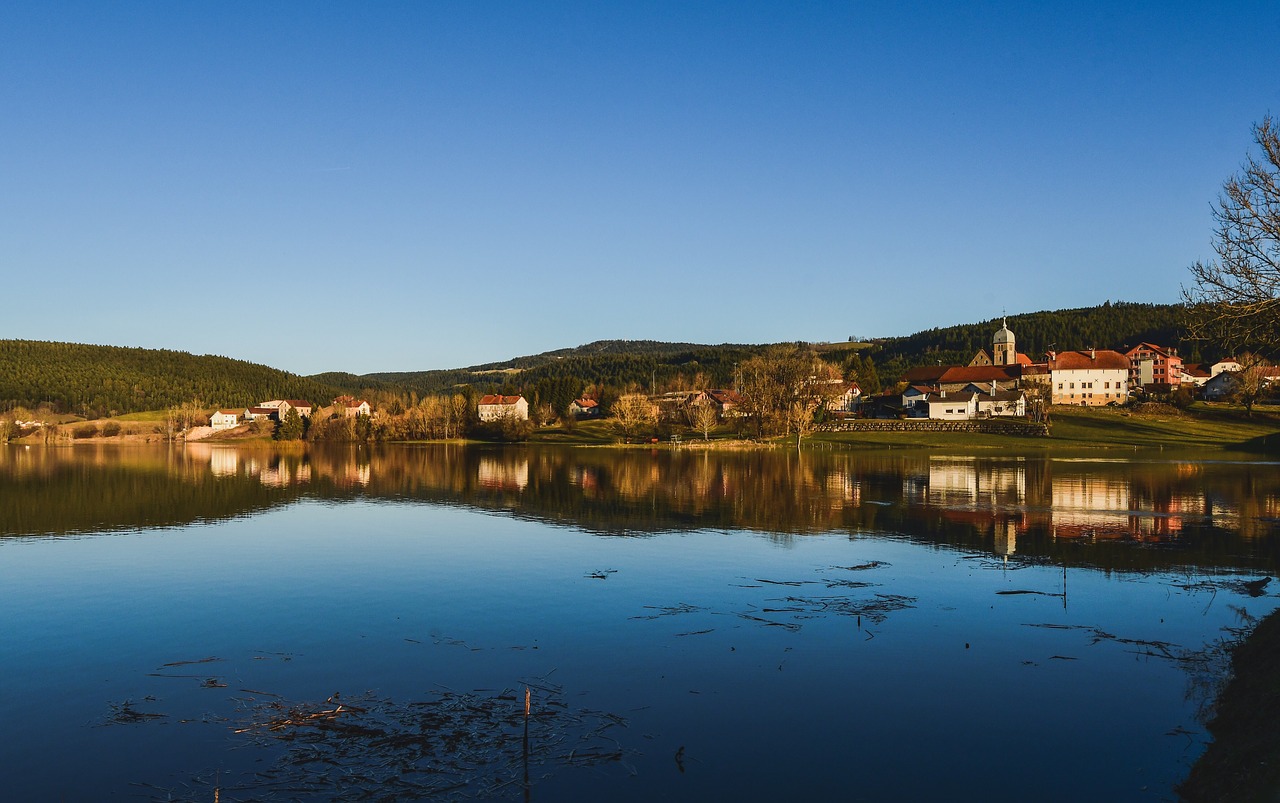 village  flood  water free photo