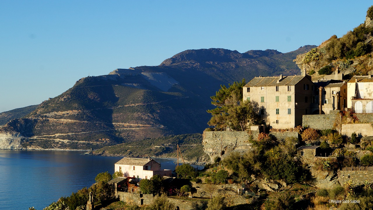 village  corse  corsica free photo