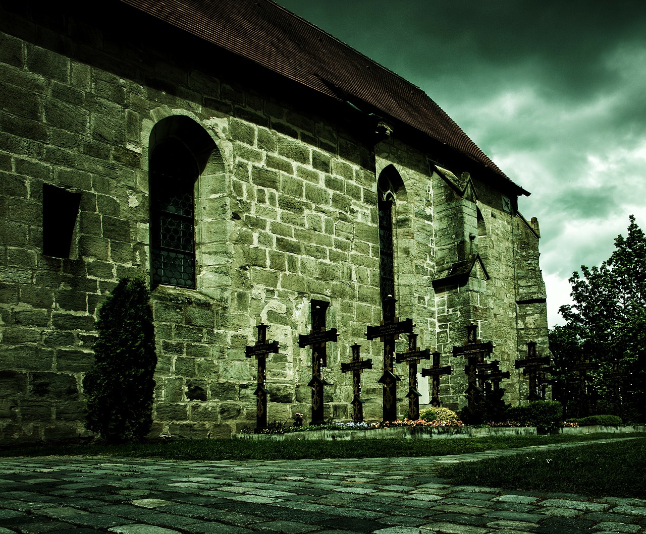 village church segringen cemetery free photo