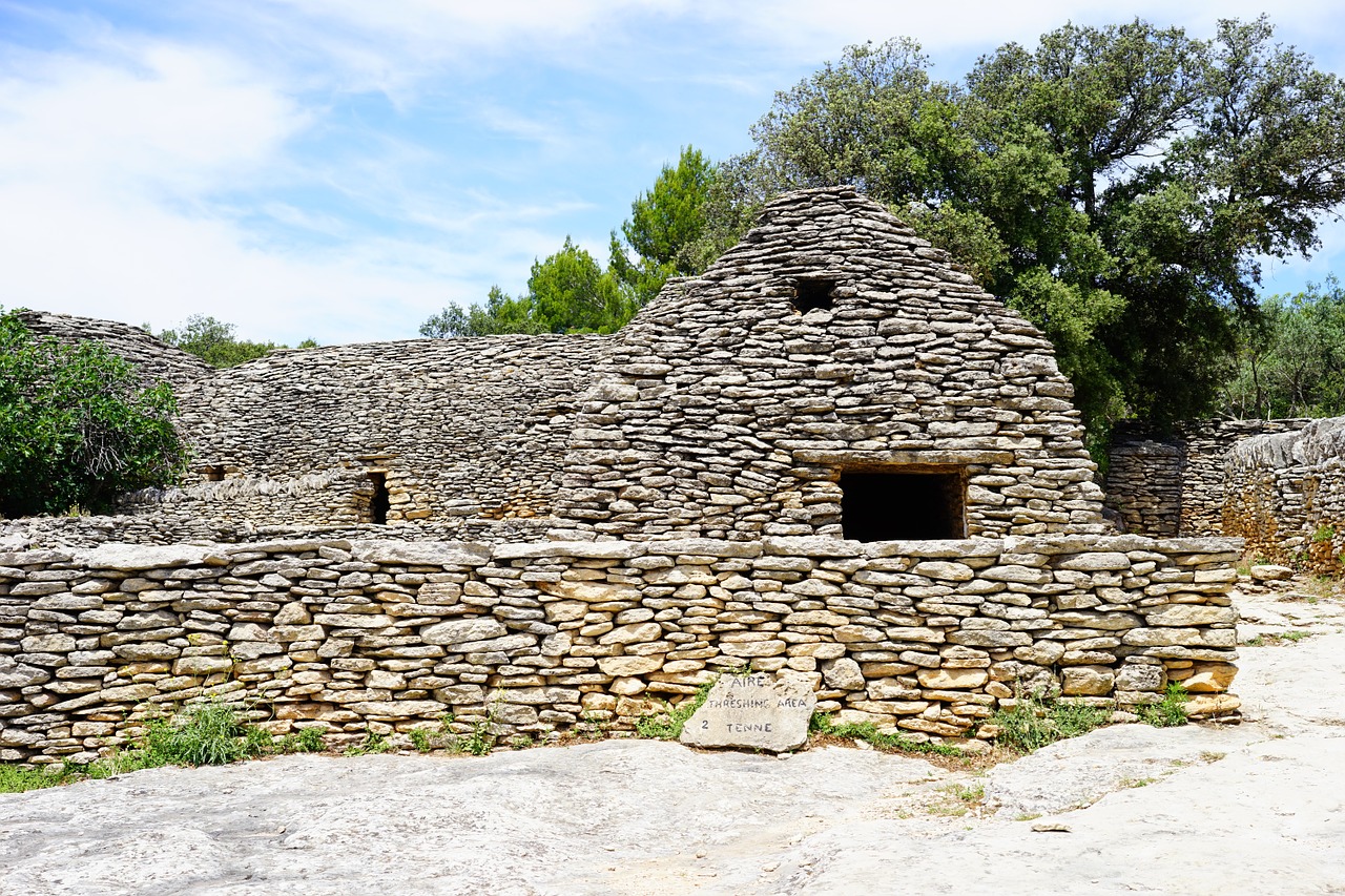 village des bories open air museum historic preservation free photo