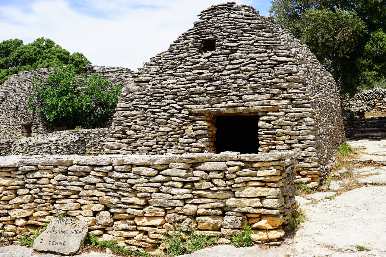 village des bories open air museum historic preservation free photo