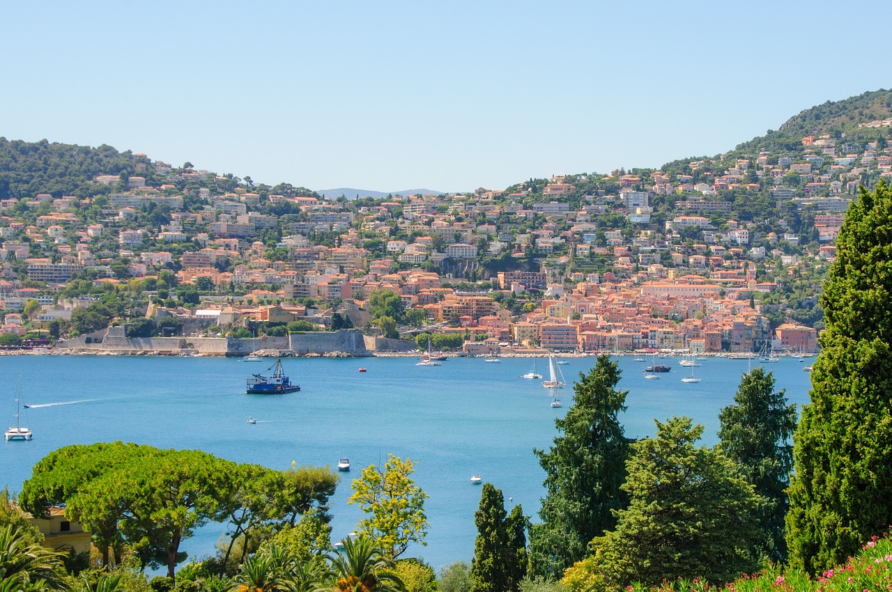 villefranche-sur-mer coast beach free photo