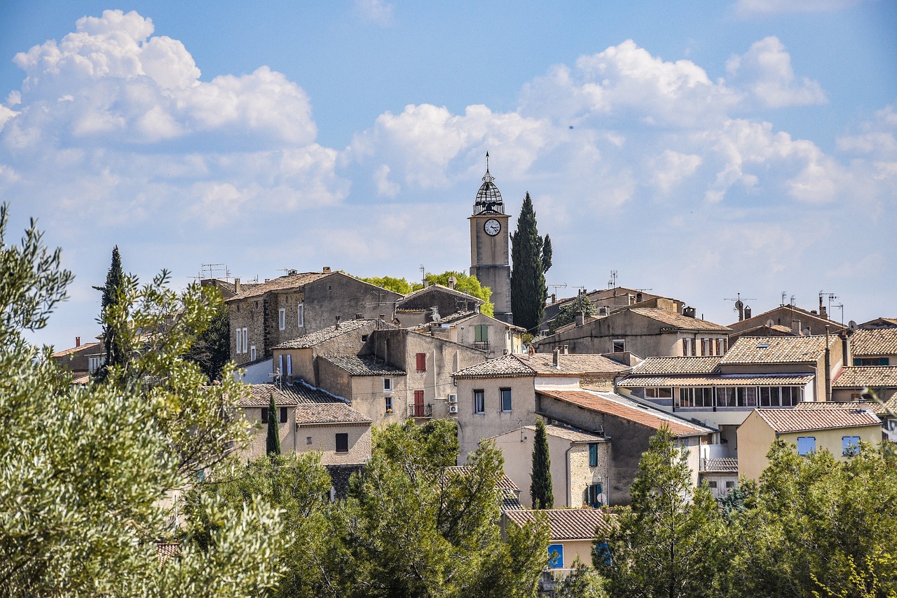 villeneuve  france  provence free photo