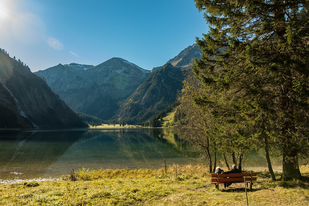 vilsalpsee alpine bergsee free photo