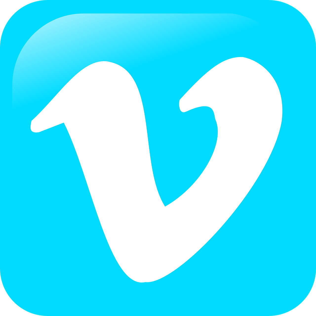 vimeo favicon logo free photo